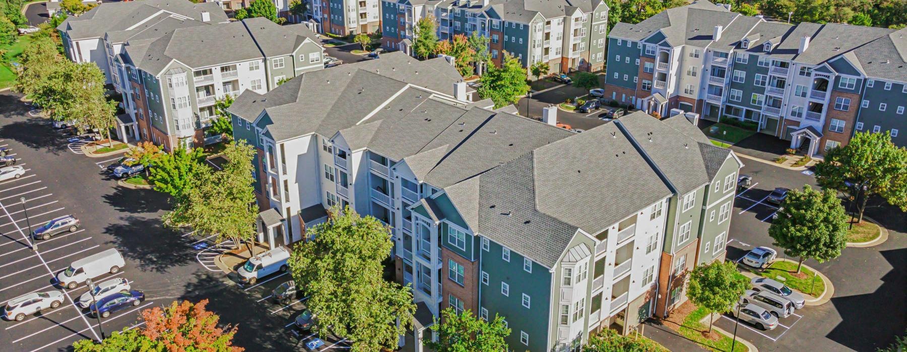 a high angle view of a building